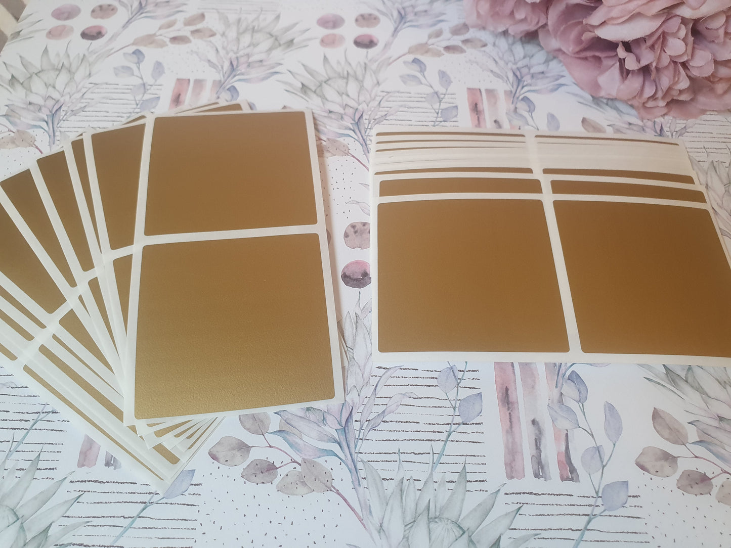 2" Gold Scratch Off Stickers - 5 cm - Scratch to Reveal stickers