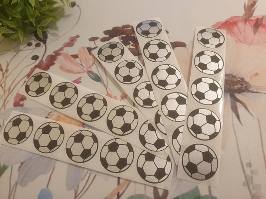 Football Scratch Off Stickers - 2.5 cm- Scratch to Reveal stickers - 1inch