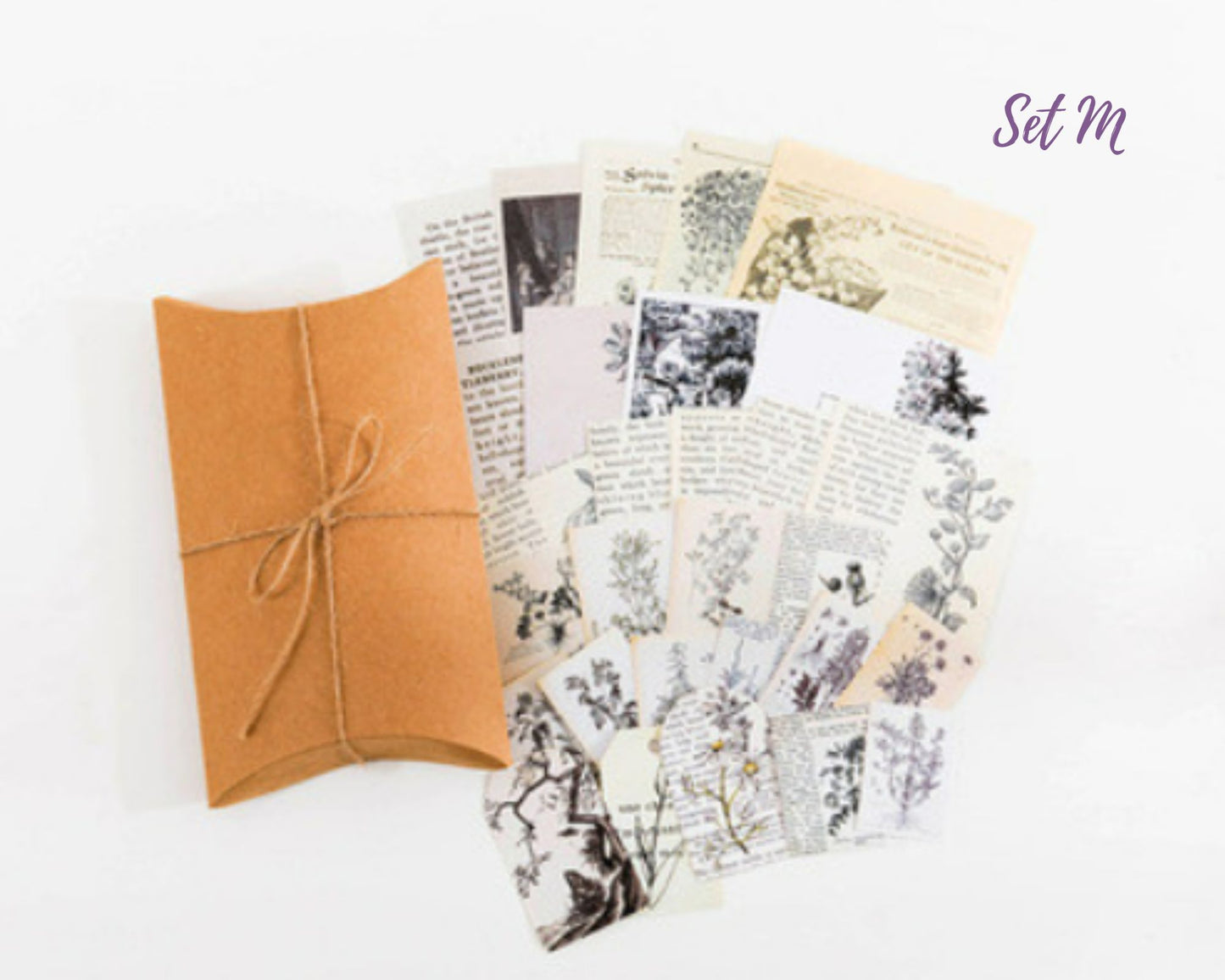 Vintage inspired Journal set - Scrapbook kit - Vintage mixed set - junk journal supplies