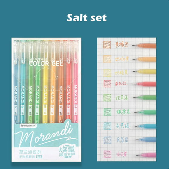 Colour gel pen set - Choose your colour set - Planner, journal, scrapbook essentials - morandi colour pen set