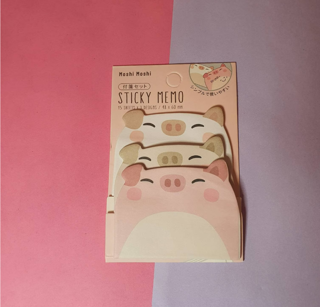 Cute Animals Sticky notes- 45 sheets