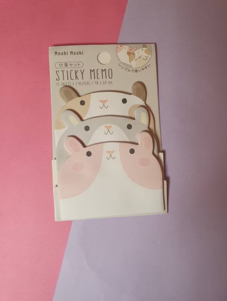 Cute Animals Sticky notes- 45 sheets