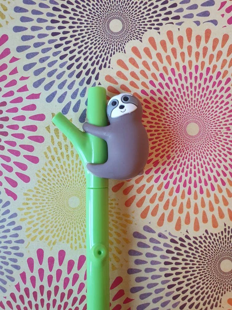 Sloth Gel pen - So Cute - Black ink