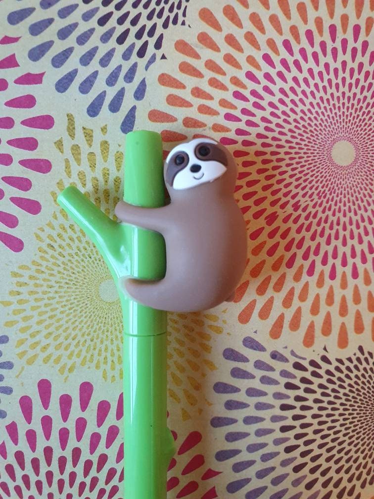 Sloth Gel pen - So Cute - Black ink