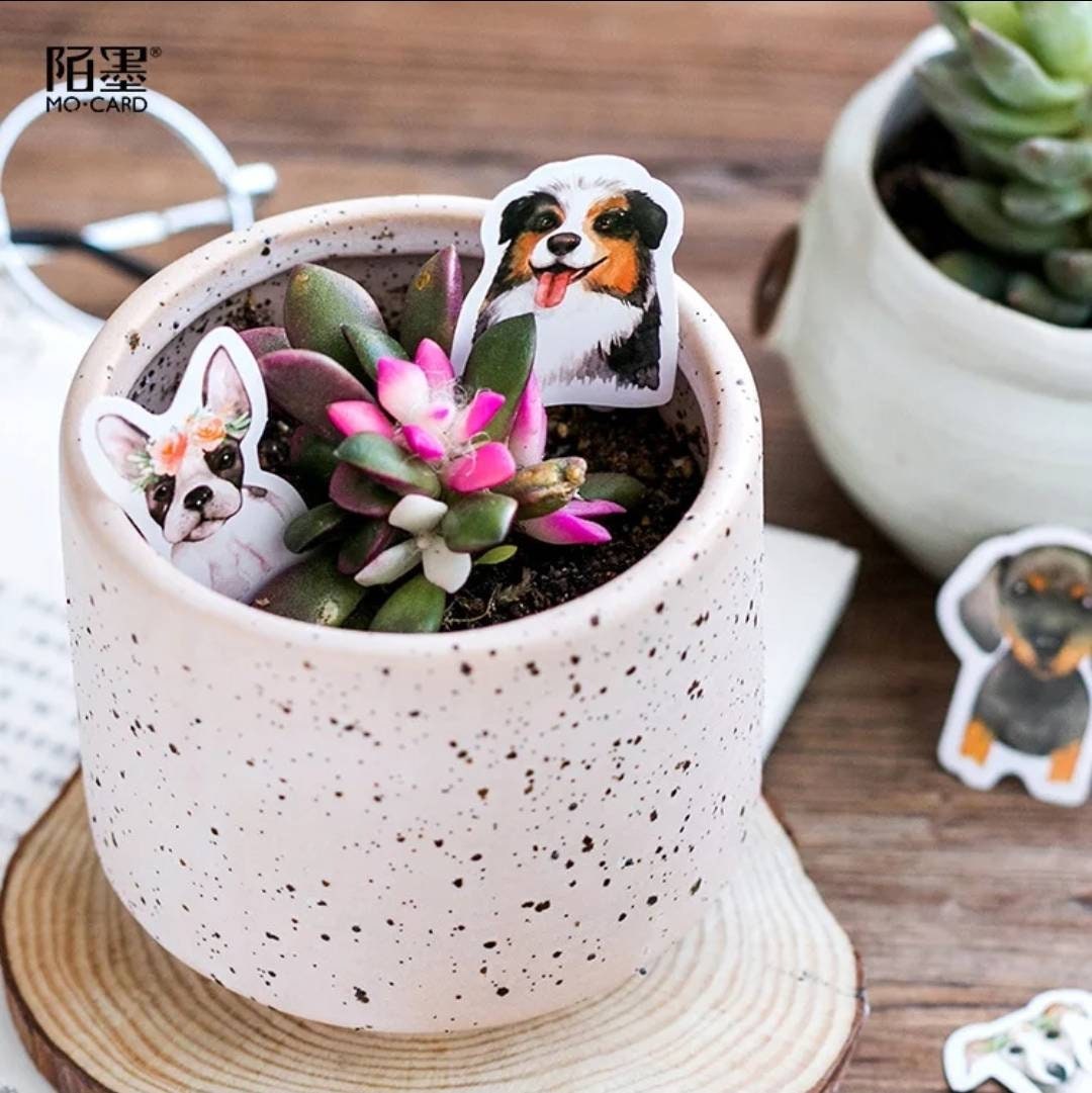 Cute dog stickers set- 46 pcs