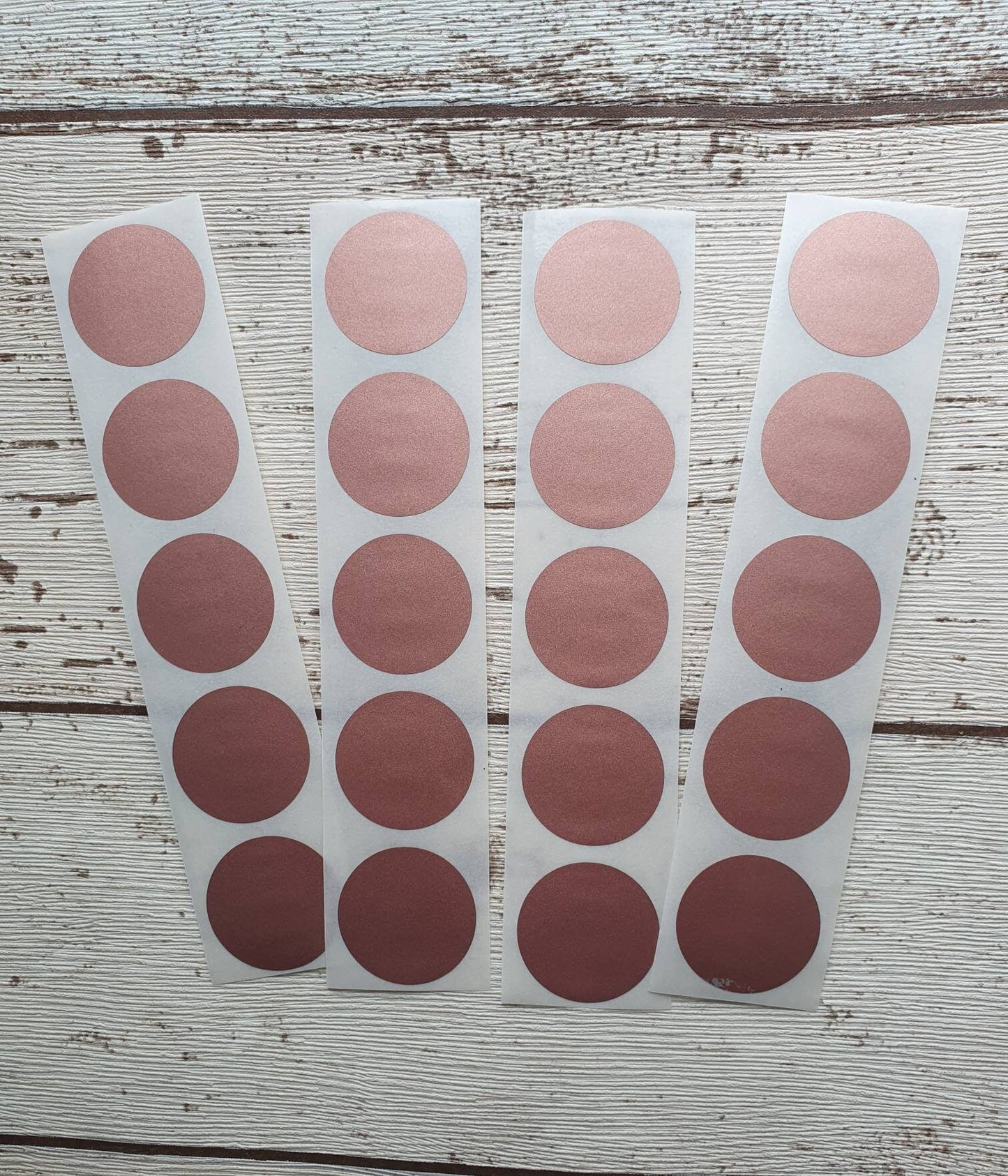 Rose Gold Scratch Off Stickers , 1 inch,  2.5cm  Scratch to Reveal stickers