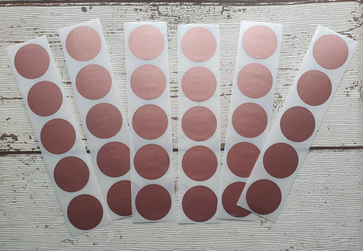 Rose Gold Scratch Off Stickers , 1 inch,  2.5cm  Scratch to Reveal stickers