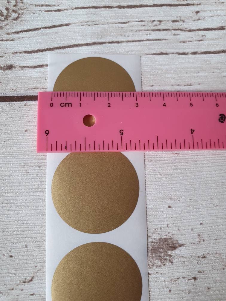 Gold Scratch Off Stickers - 3cm - Scratch to Reveal stickers