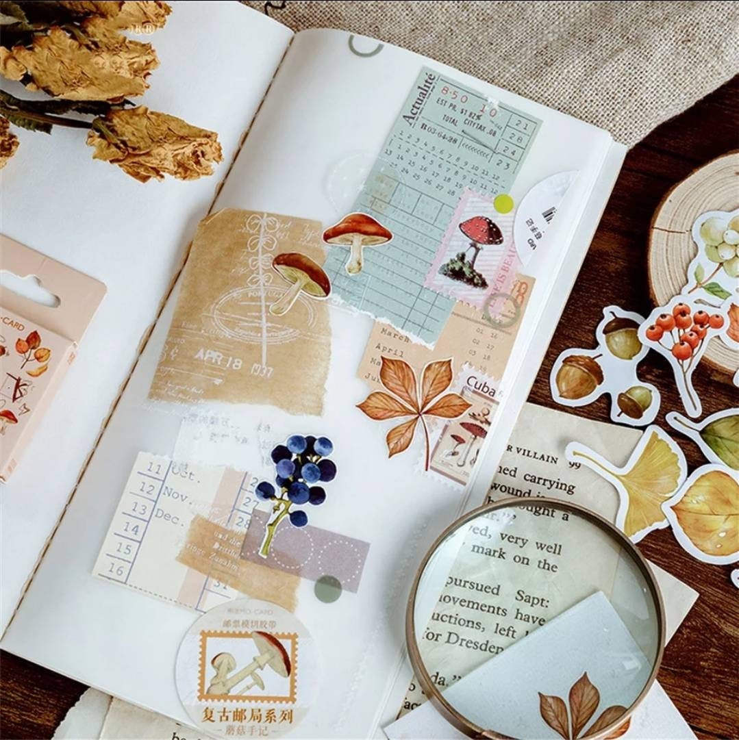 Leaves, Botanical, Foliage, Plant Sticker set - 46pcs