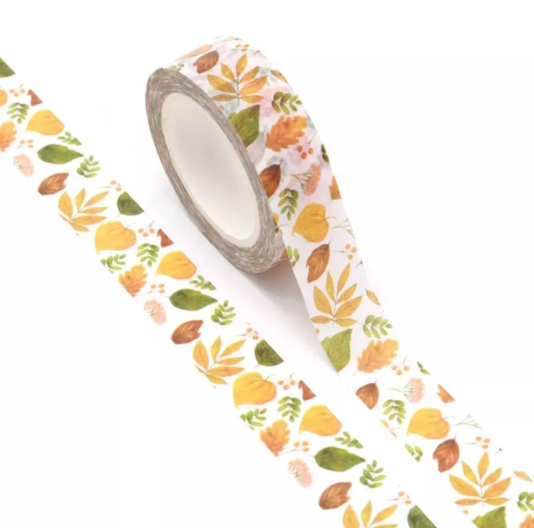 Leaves washi tape - choose your design