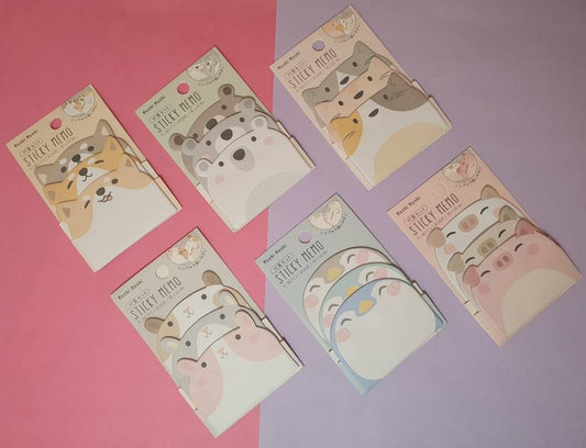 Cute Animals Sticky notes- 45 sheets