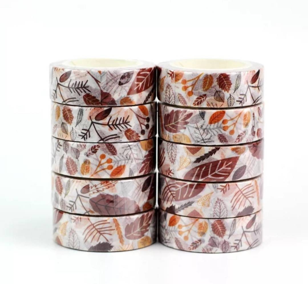 Leaves washi tape - choose your design