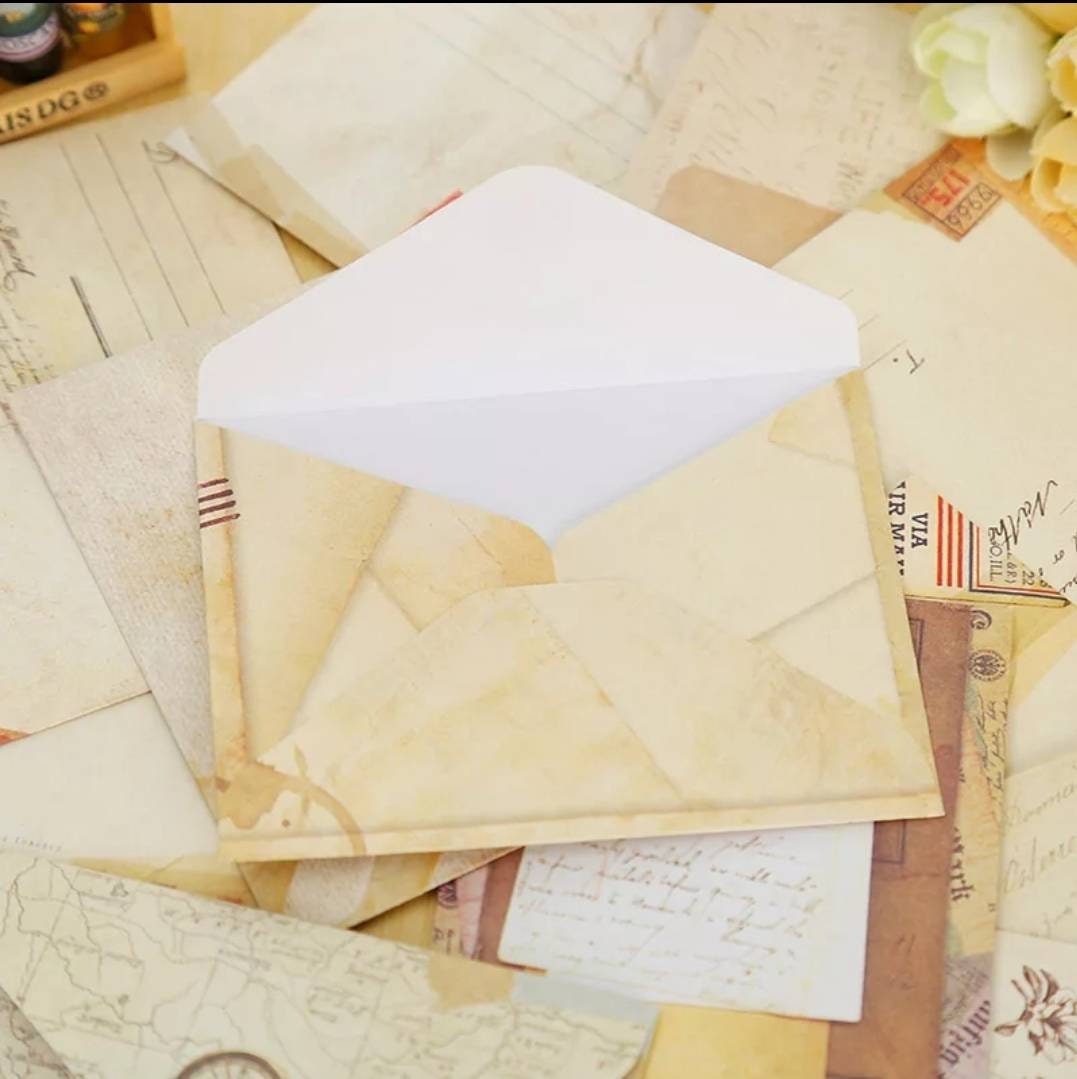 12 Small Vintage envelopes