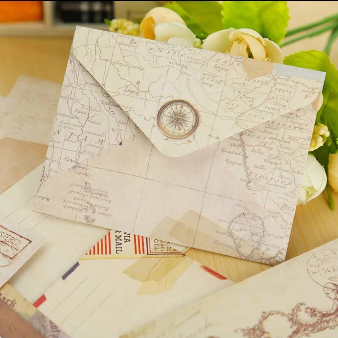 12 Small Vintage envelopes