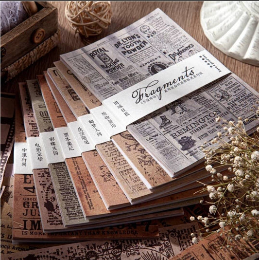 Vintage themed paper - 30pcs