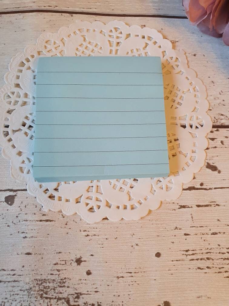 Colourful sticky notes - 80 sheets - choose your colour - stationery supplies, desk organiser