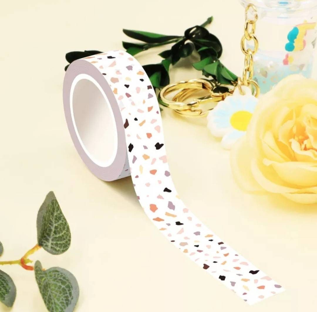 Terrazzo Japanese Washi Tape - 15mm x 10 m