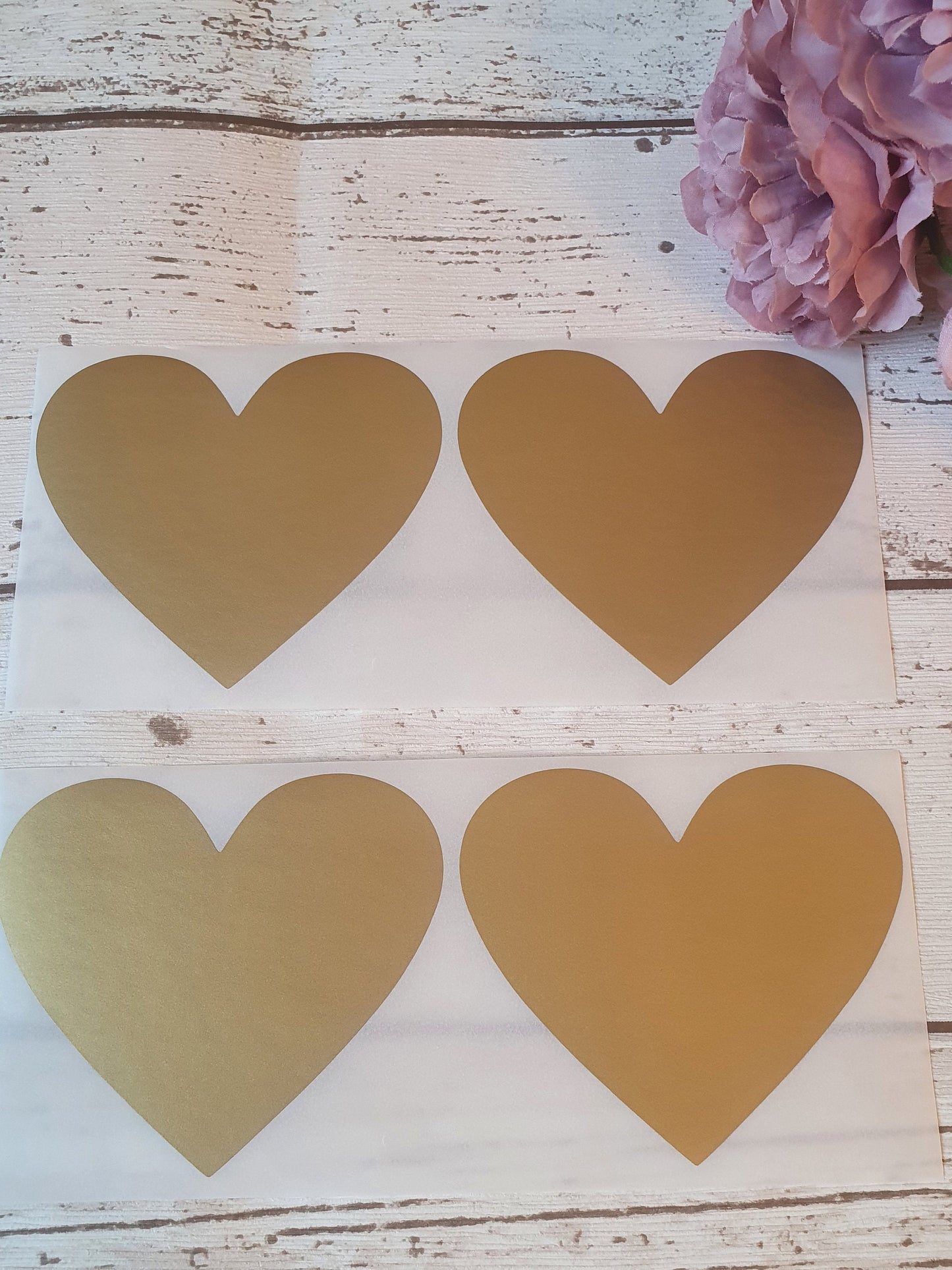 Big Gold Heart Scratch off sticker - 80mm x 70mm - Scratch to reveal sticker