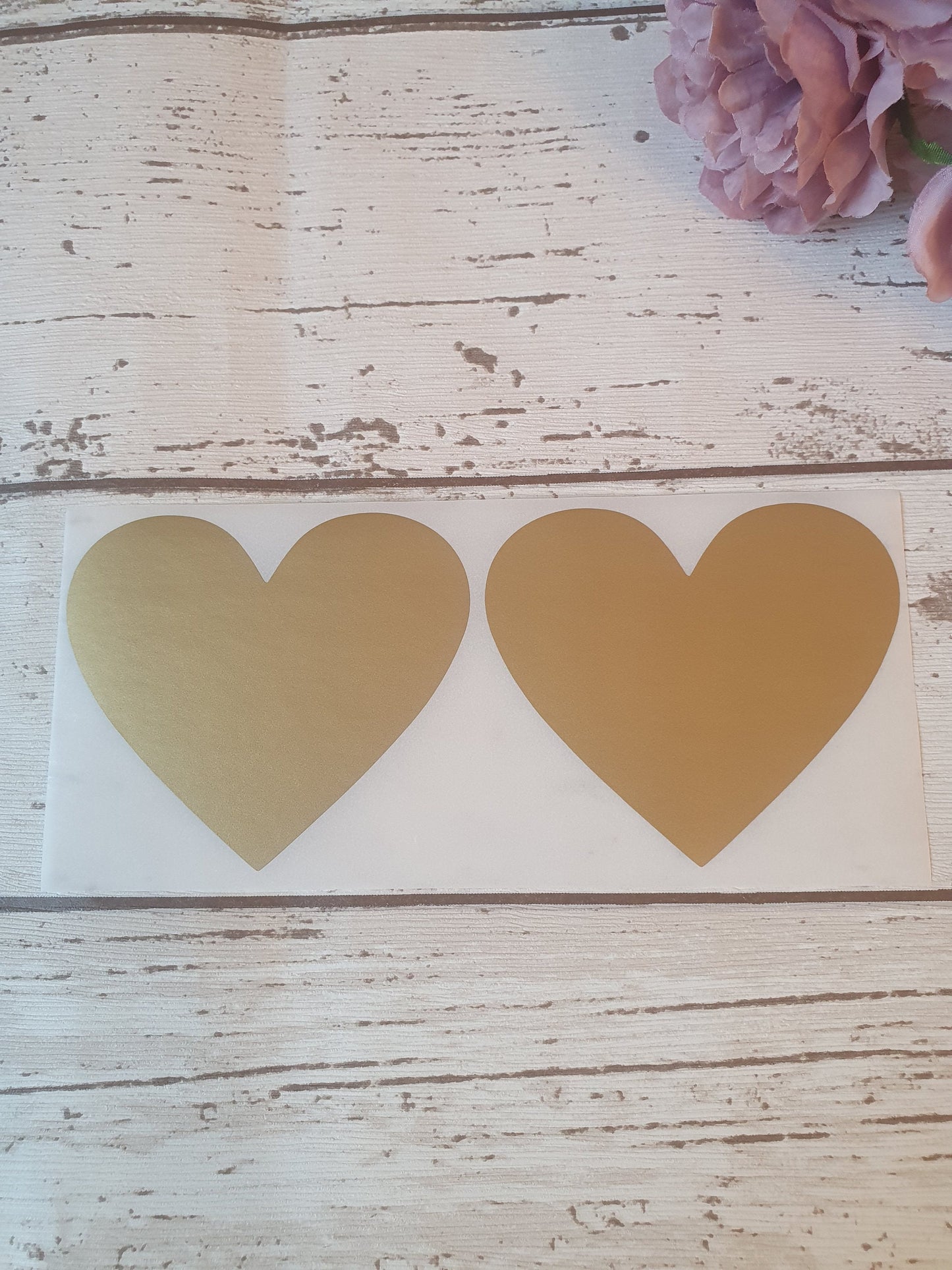 Big Gold Heart Scratch off sticker - 80mm x 70mm - Scratch to reveal sticker