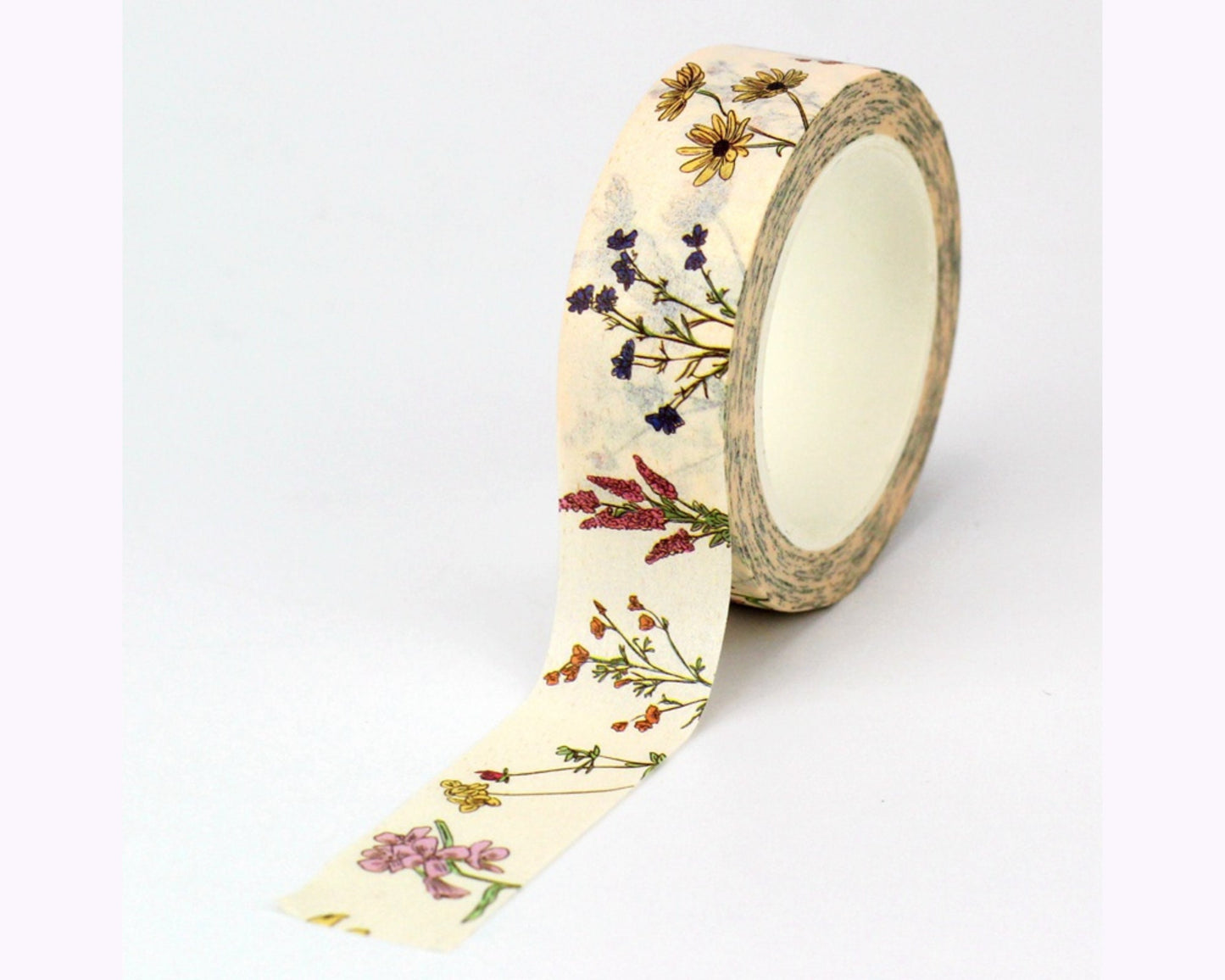 Floral Washi tape - 15mm x 10 m